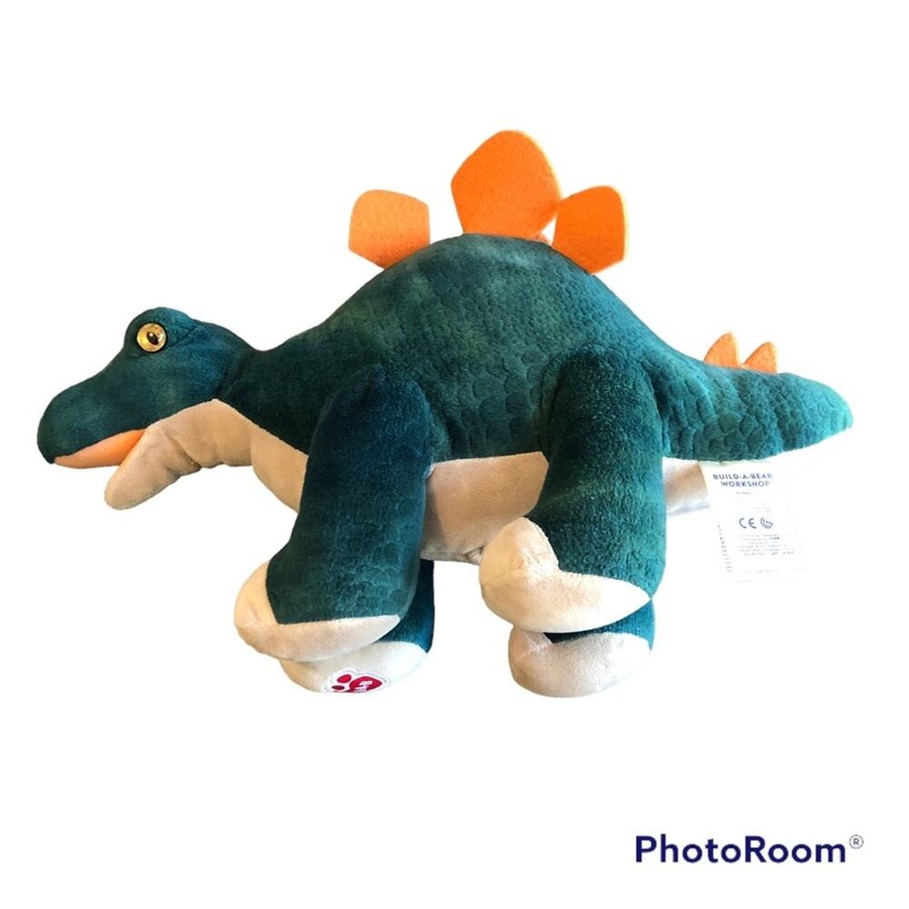 Build A Bear Dinosaur Large Plush Stegosaurus Toy Stuffed Animal EUC